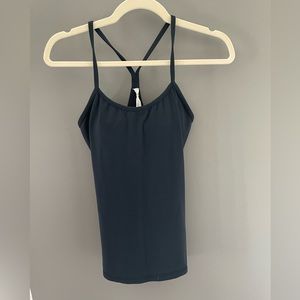 Lululemon power Y tank navy